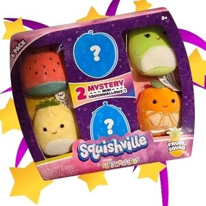 Squishville Mini Fruit Squad Squishmallows 6-Pack